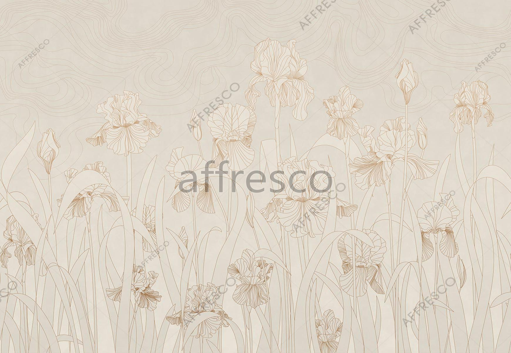 ID139178 | Flowers | Ireses field | Affresco Factory