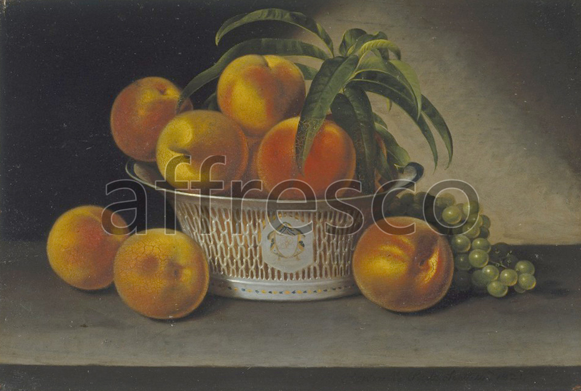 Still life | Raphaelle Peale Still Life with Peaches | Affresco Factory