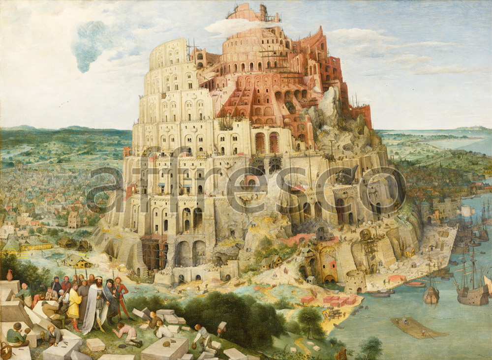Biblical themes | Pieter Bruegel the Elder The Tower of Babel 2 | Affresco Factory