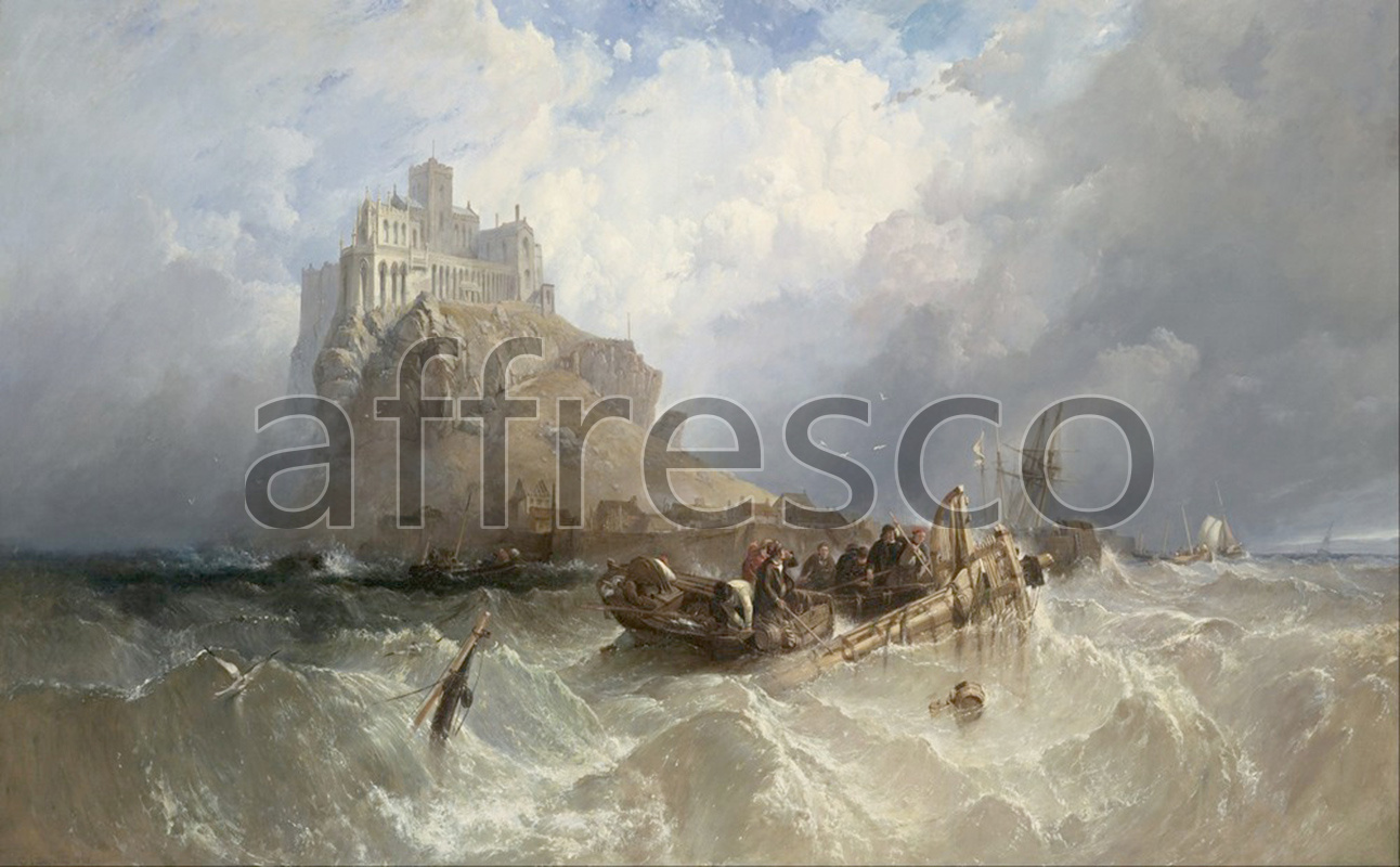 Marine art | Clarkson Stanfield Mount St Michael Cornwall | Affresco Factory