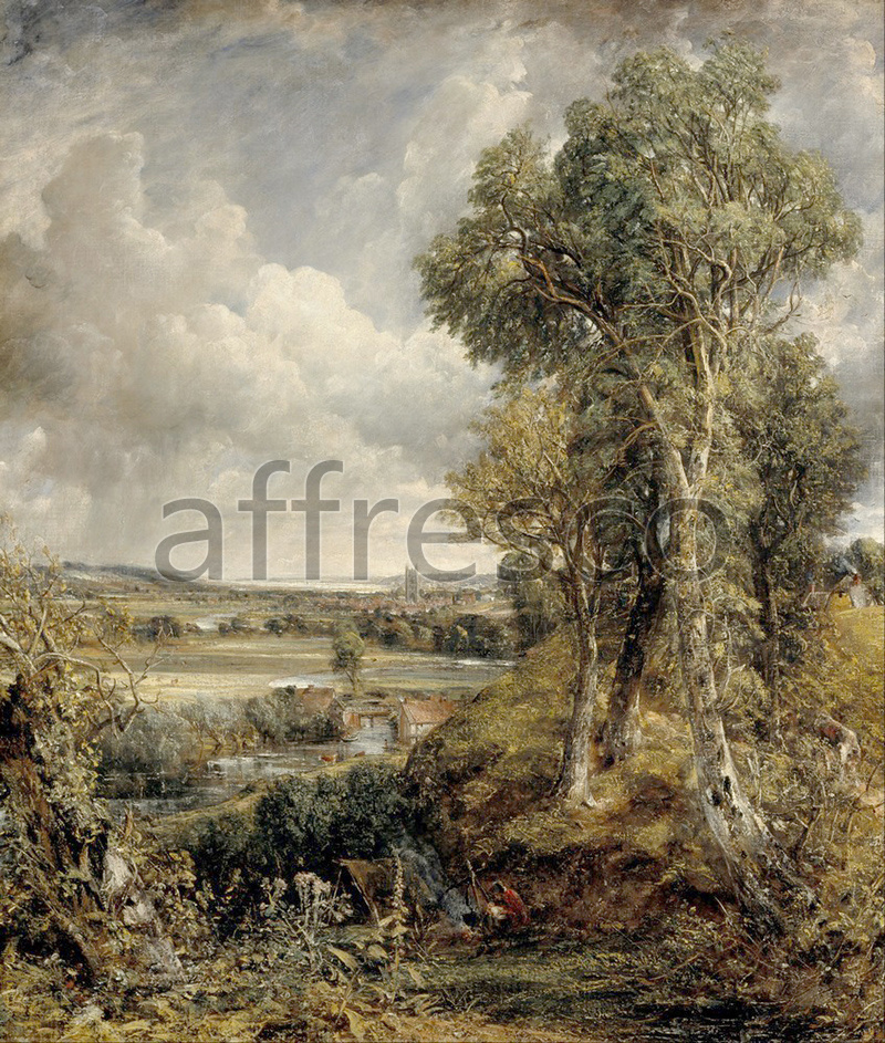 Classic landscapes | John Constable The Vale of Dedham | Affresco Factory