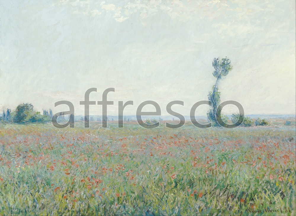 Impressionists & Post-Impressionists | Claude Monet Poppy Field | Affresco Factory