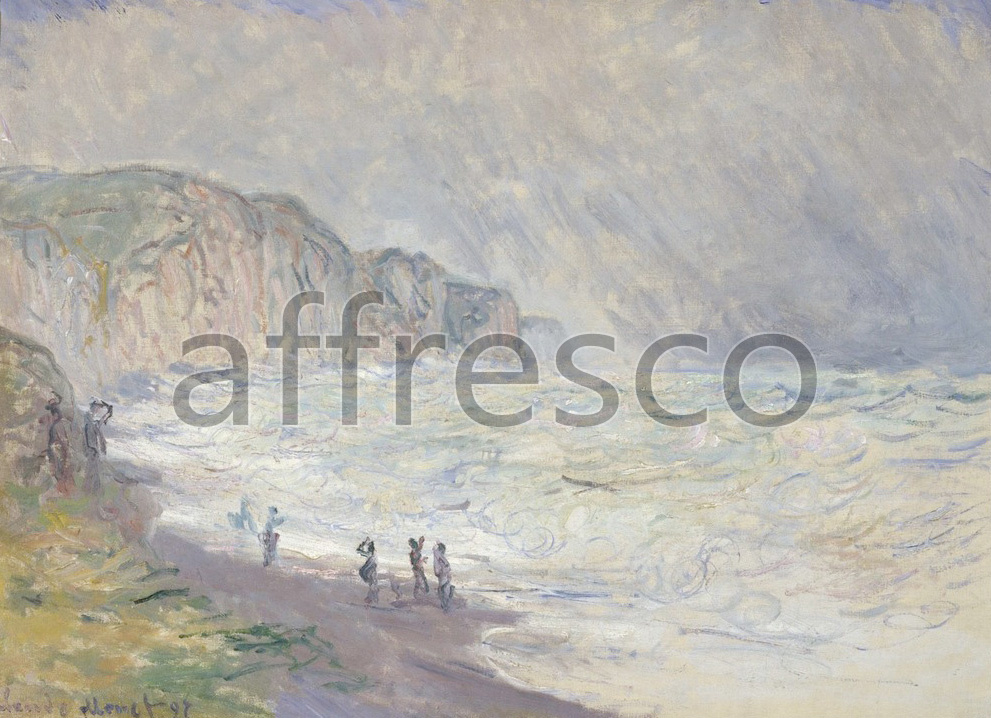 Impressionists & Post-Impressionists | Claude Monet Heavy Sea at Pourville | Affresco Factory