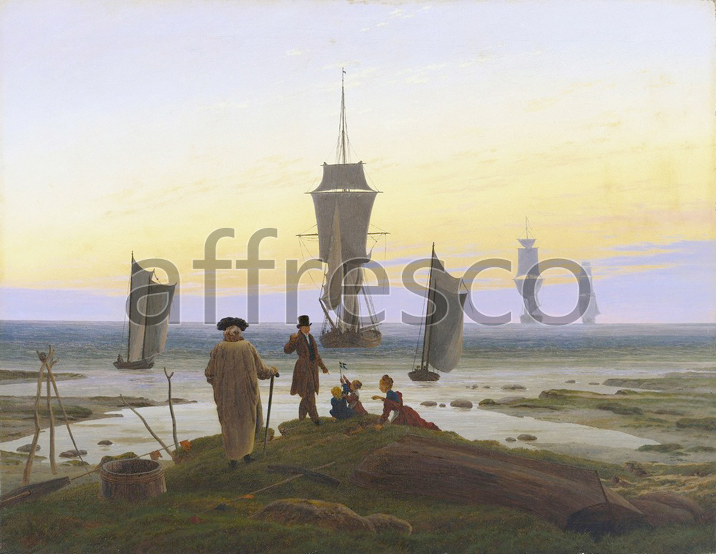 Marine art | Caspar David Friedrich 013 | Affresco Factory