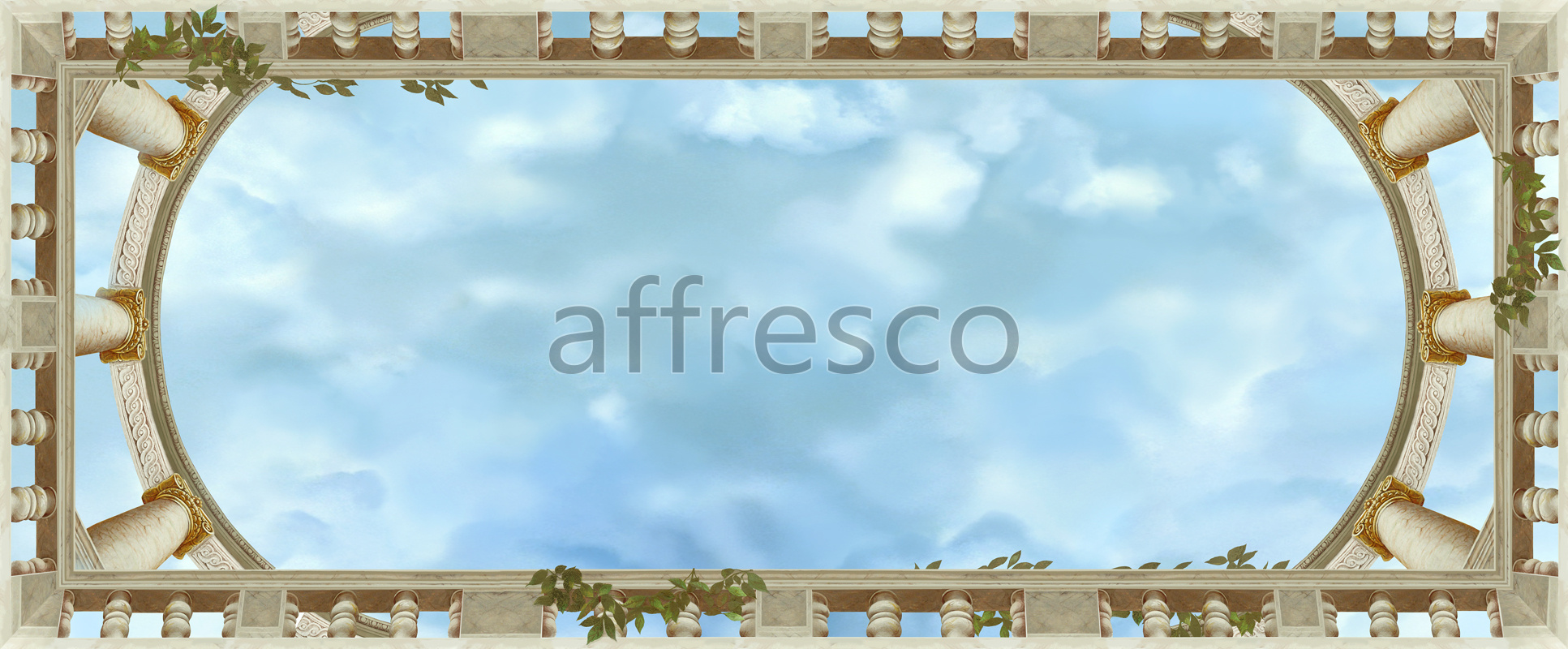 9139 |  Ceilings  | Sky with clouds | Affresco Factory
