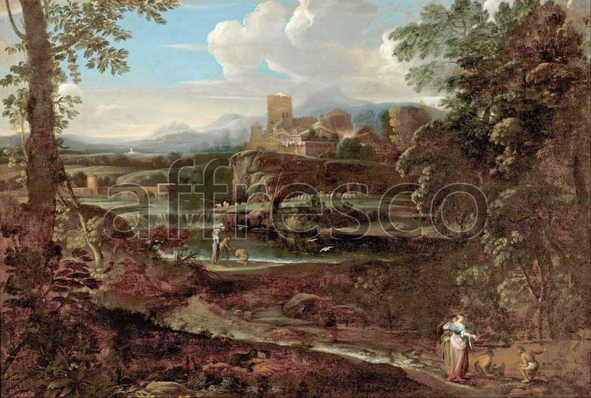 Classic landscapes | Giovanni F. Grimaldi Classical landscape | Affresco Factory