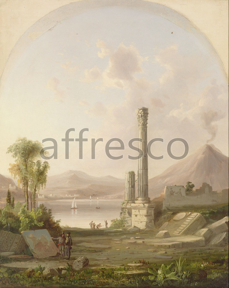Classic landscapes | Robert S. Duncanson Pompeii | Affresco Factory