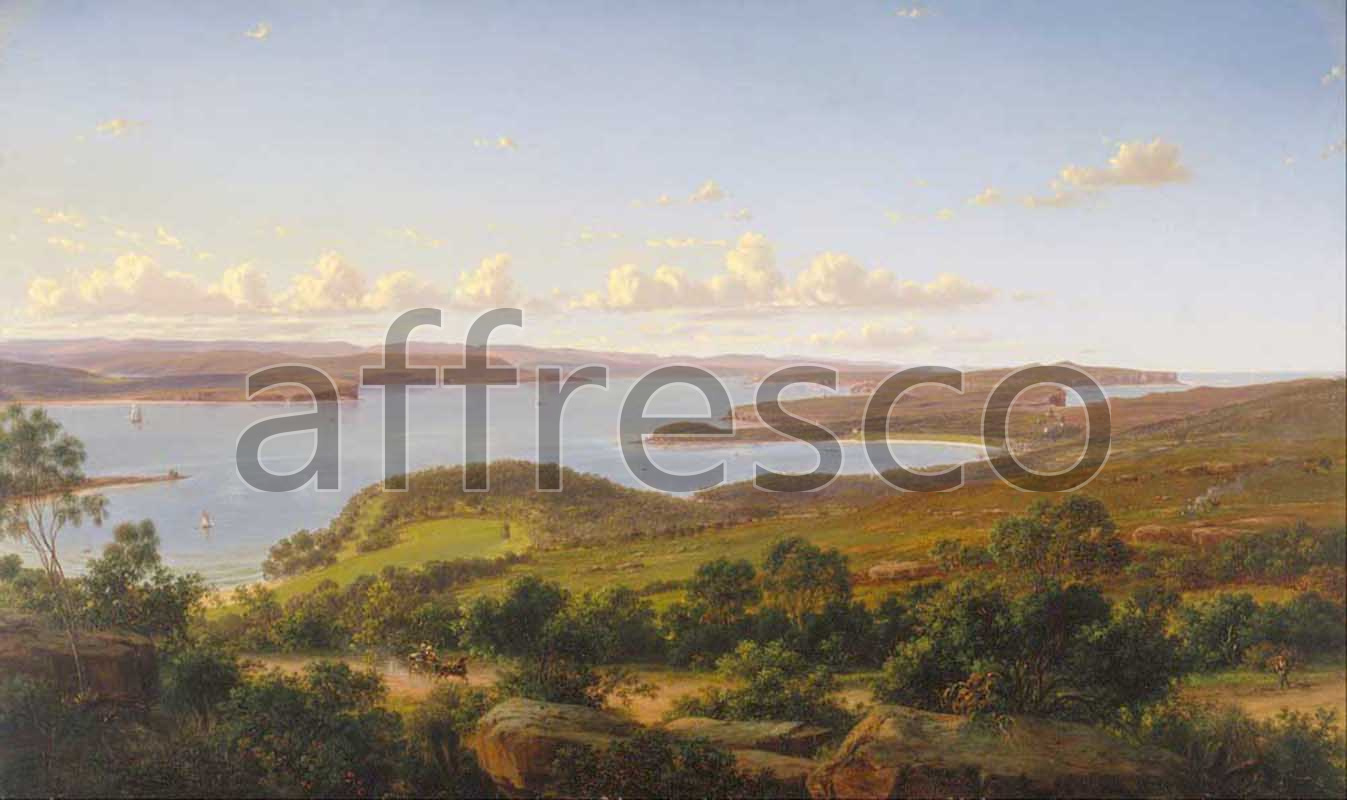 Classic landscapes | Eugene von Guerard Sydney Heads | Affresco Factory