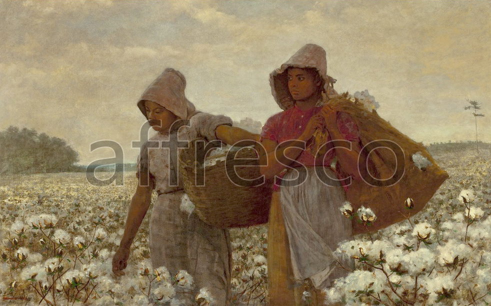 Scenic themes | Winslow Homer The Cotton Pickers | Affresco Factory
