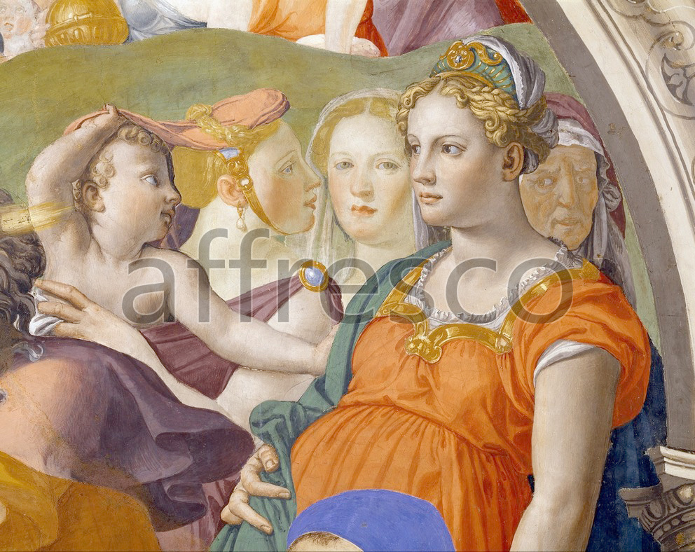 Biblical themes | Agnolo Bronzino The crossing of the Red Sea | Affresco Factory