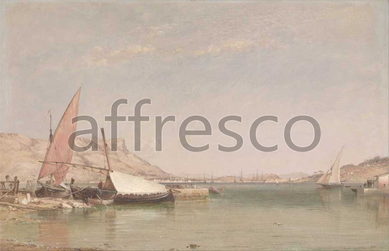 Classic landscapes | Edward William Cooke Toulon | Affresco Factory