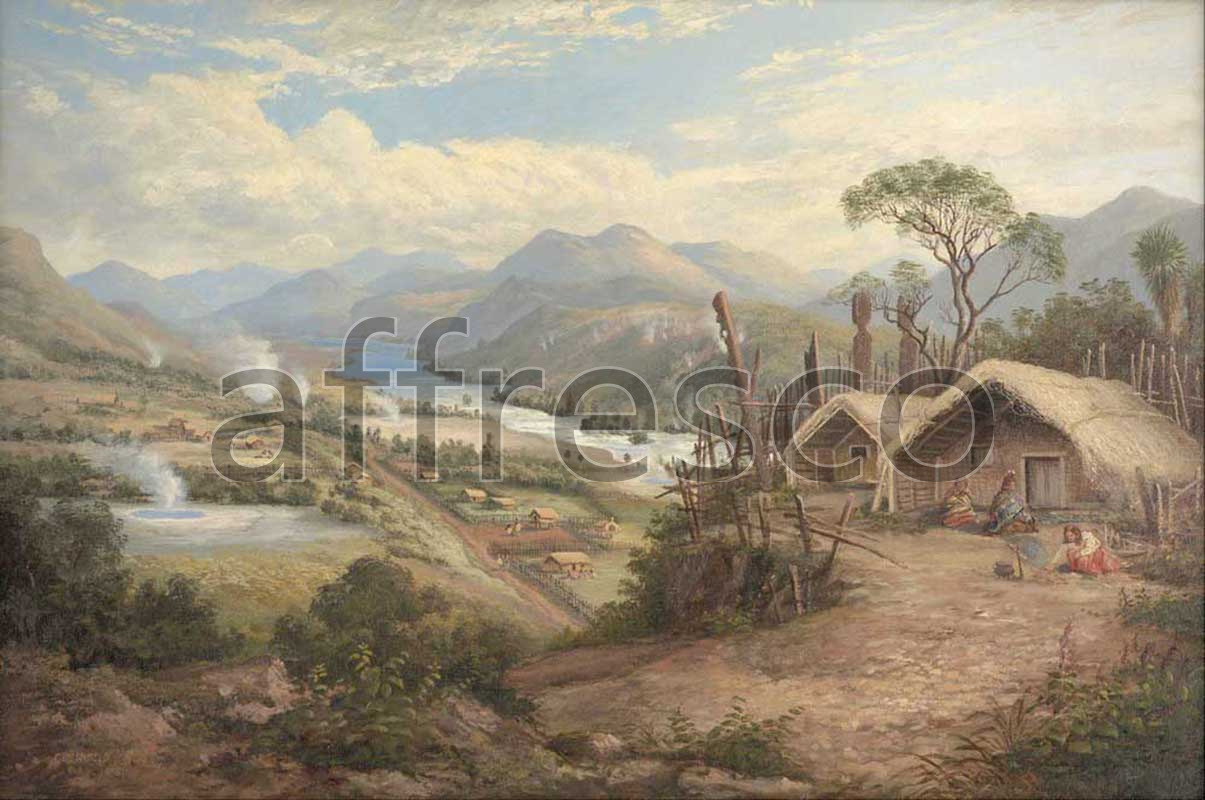 Classic landscapes | Charles Blomfield Orakei Korako on the Waikato | Affresco Factory
