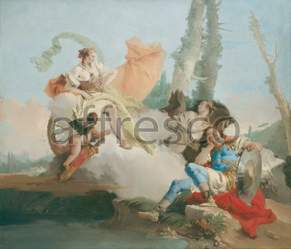 Classical antiquity themes | Giovanni Battista Tiepolo Rinaldo Enchanted by Armida | Affresco Factory