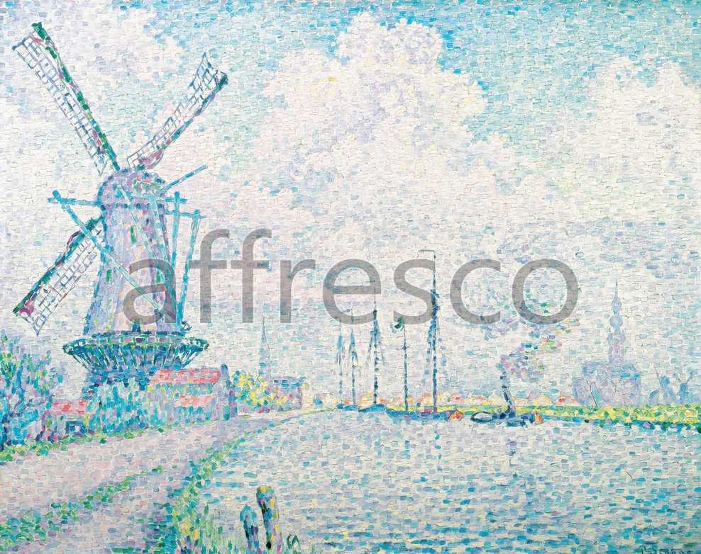 Impressionists & Post-Impressionists | Paul Signac Canal of Overschie | Affresco Factory