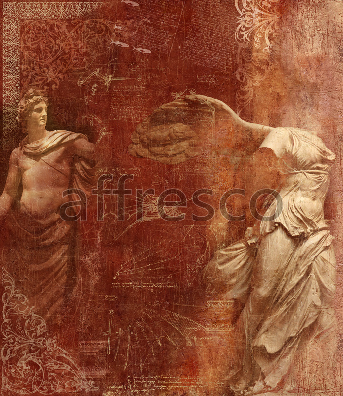 7024 | Classic Scenes | collage Apollo and Nika | Affresco Factory