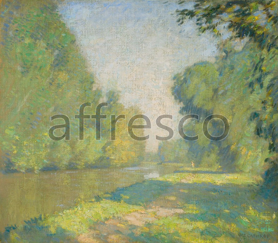 Impressionists & Post-Impressionists | William L. Lathrop The Tow Path | Affresco Factory
