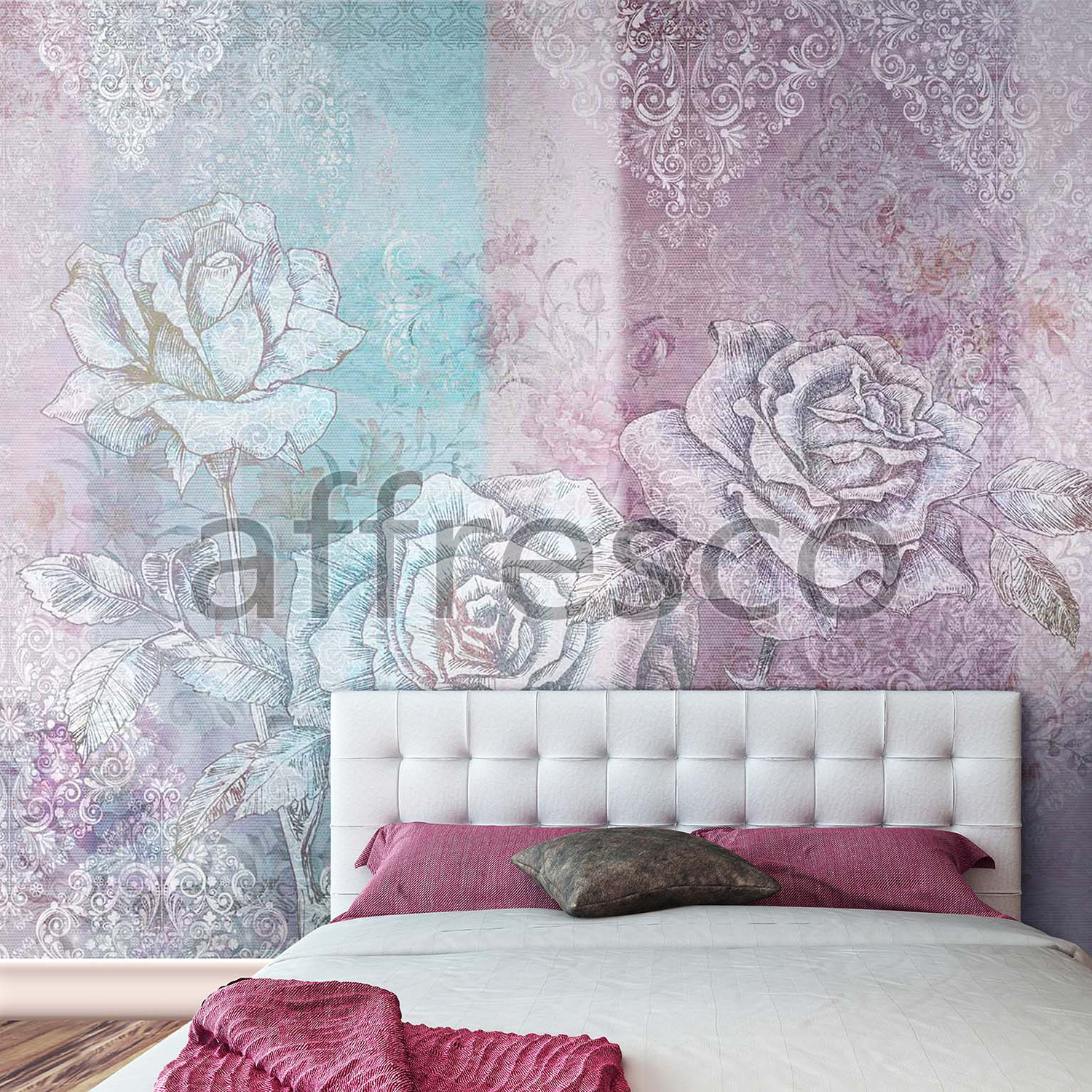 Handmade wallpaper, Handmade wallpaper | Embroidery Roses