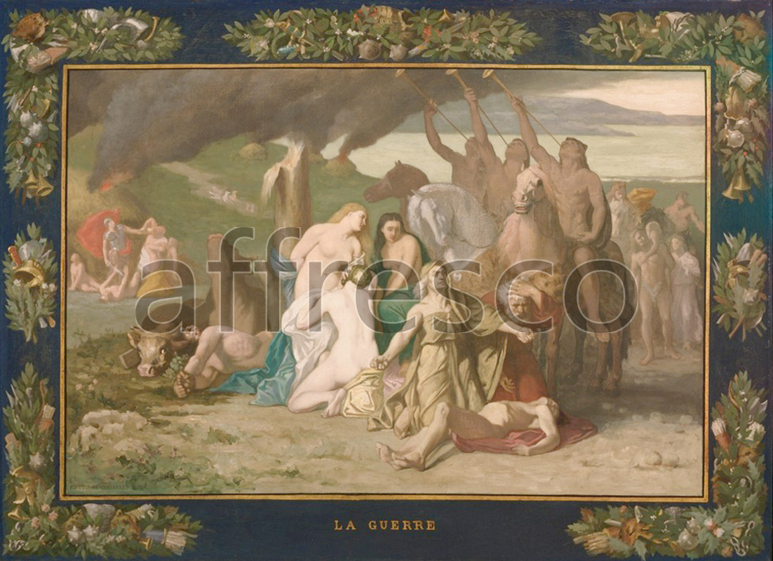 Classical antiquity themes | Pierre Puvis de Chavannes French War | Affresco Factory