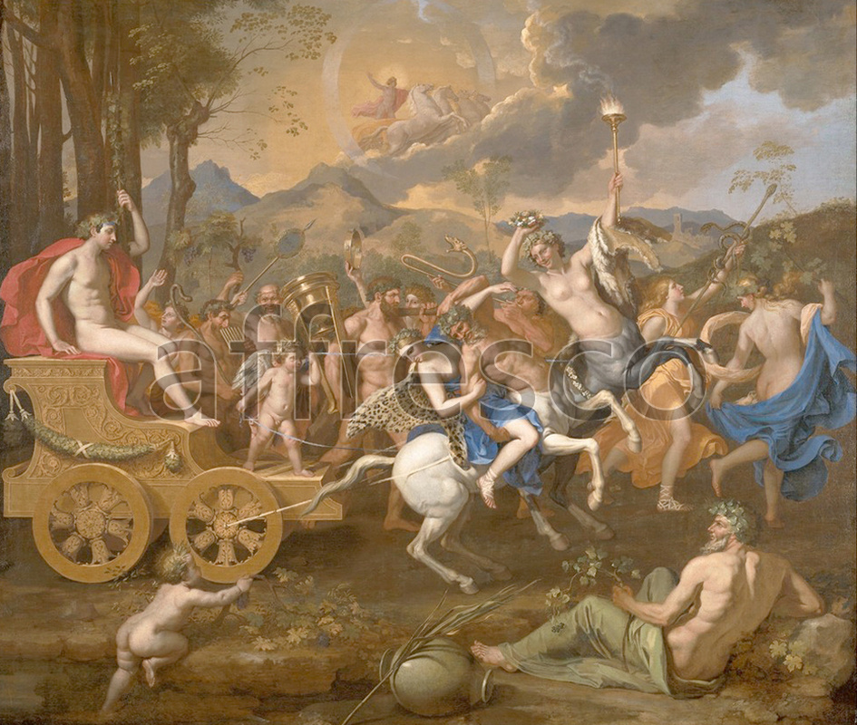Classical antiquity themes | Nicolas Poussin The Triumph of Bacchus | Affresco Factory