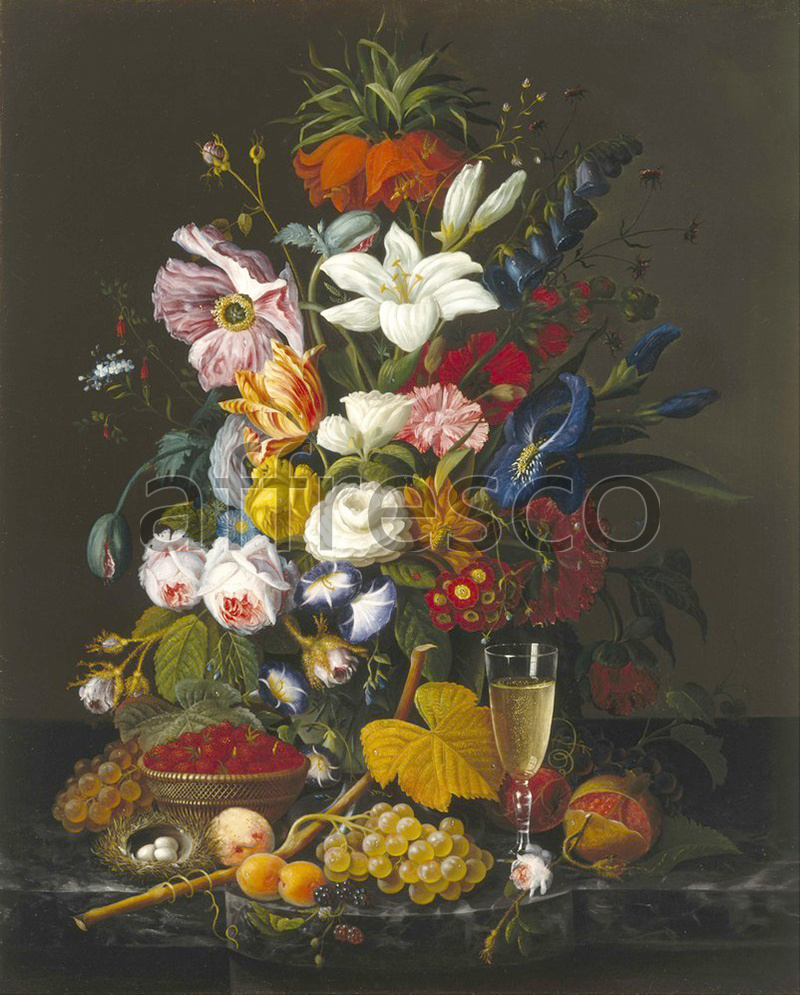 Still life | Severin Roesen Victorian Bouquet | Affresco Factory