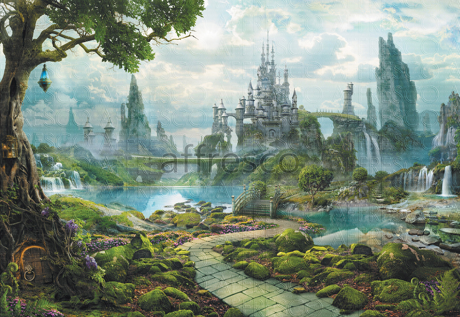 6480 | The best landscapes | Fairy castle | Affresco Factory