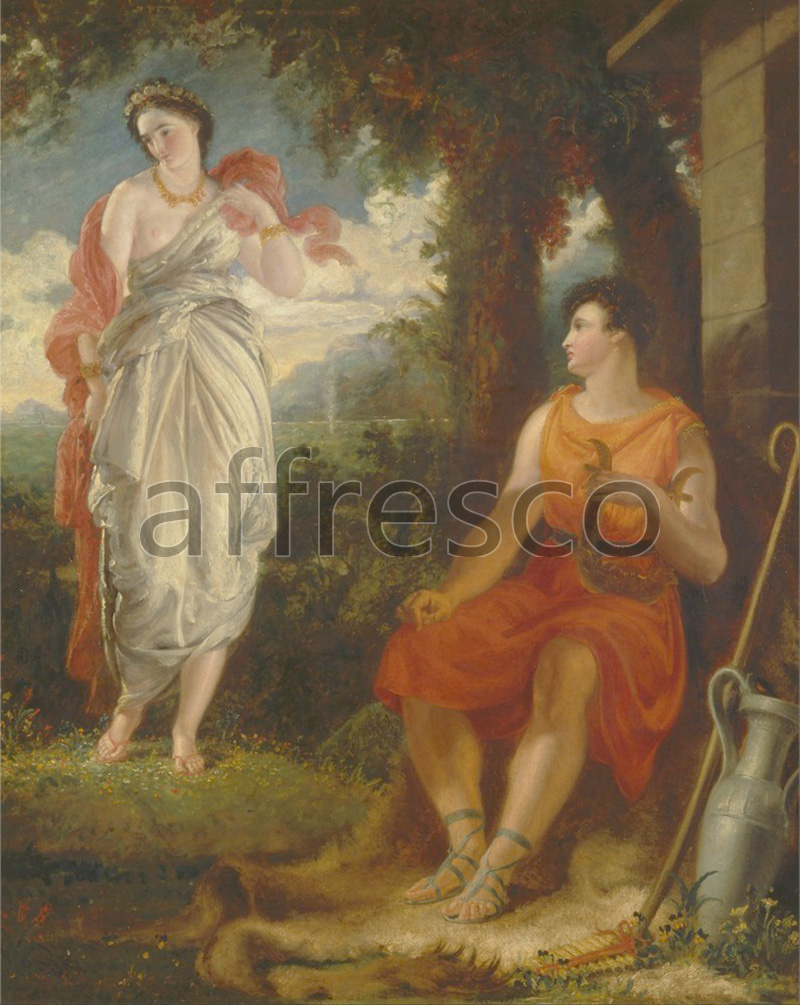 Classical antiquity themes | Benjamin Robert Haydon Venus and Anchises | Affresco Factory
