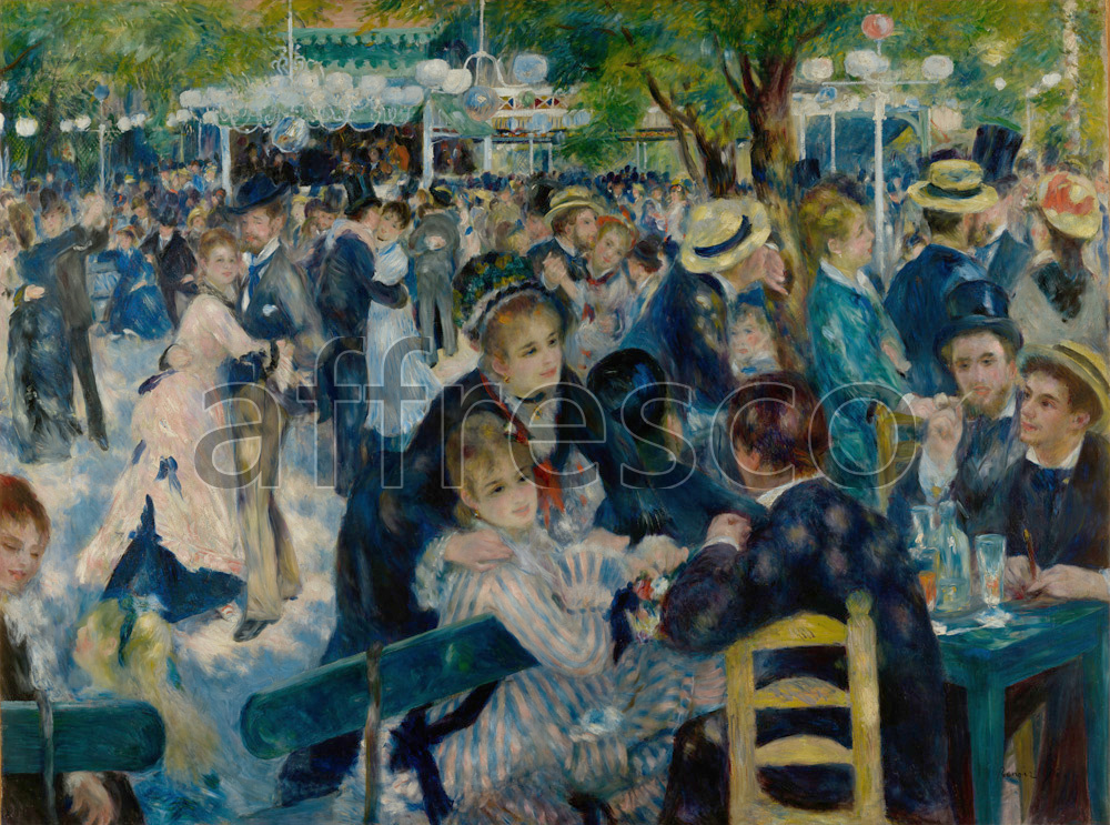Impressionists & Post-Impressionists | Auguste Renoir Dance at Le Moulin de la Galette | Affresco Factory