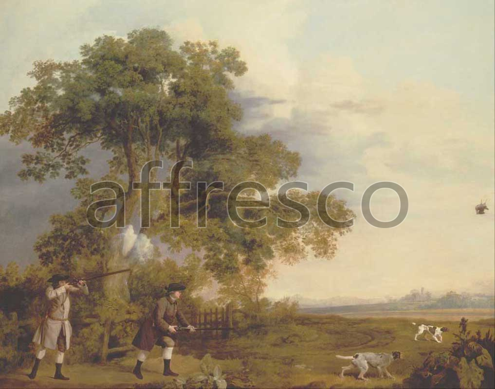 Classic landscapes | George Stubbs Two Gentlemen Shooting | Affresco Factory