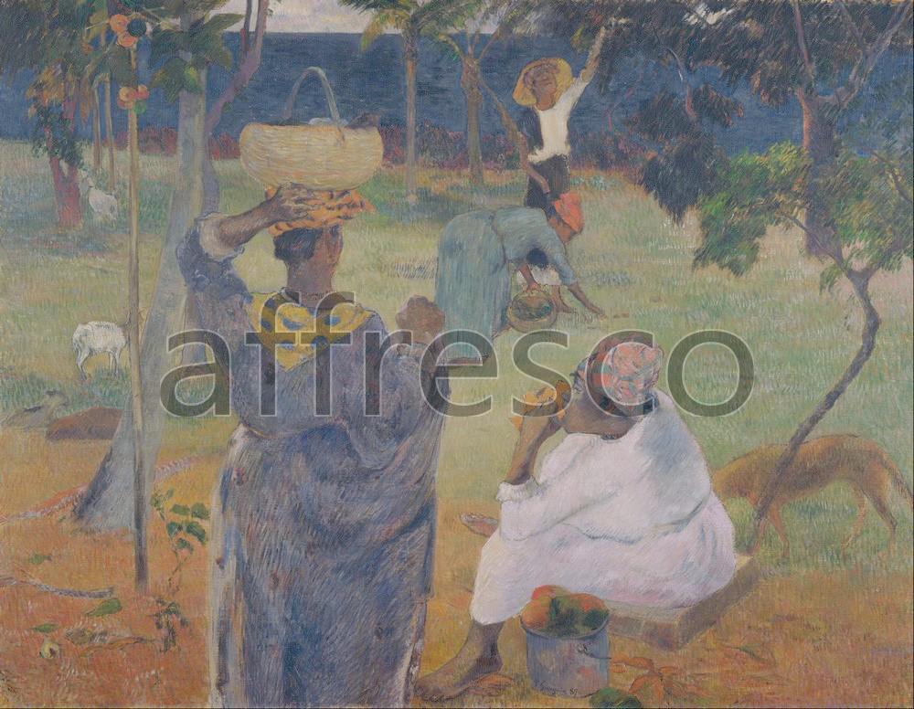 Impressionists & Post-Impressionists | Paul Gauguin Among the mangoes at Martinique | Affresco Factory