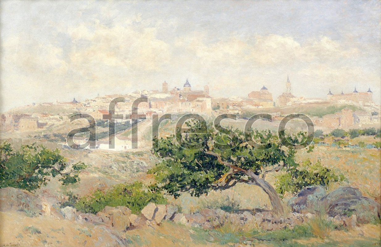 Classic landscapes | Aureliano de Beruete View of Toledo | Affresco Factory