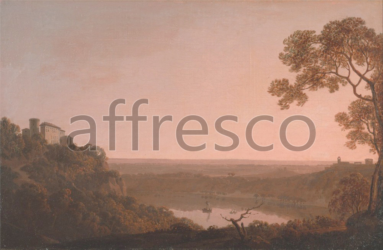 Classic landscapes | Joseph Wright of Derby Lake Nemi | Affresco Factory
