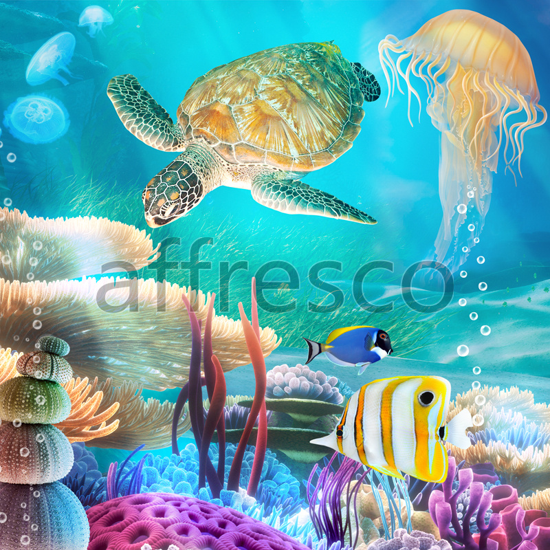 6508 | The best landscapes | Undersea inhabitants | Affresco Factory