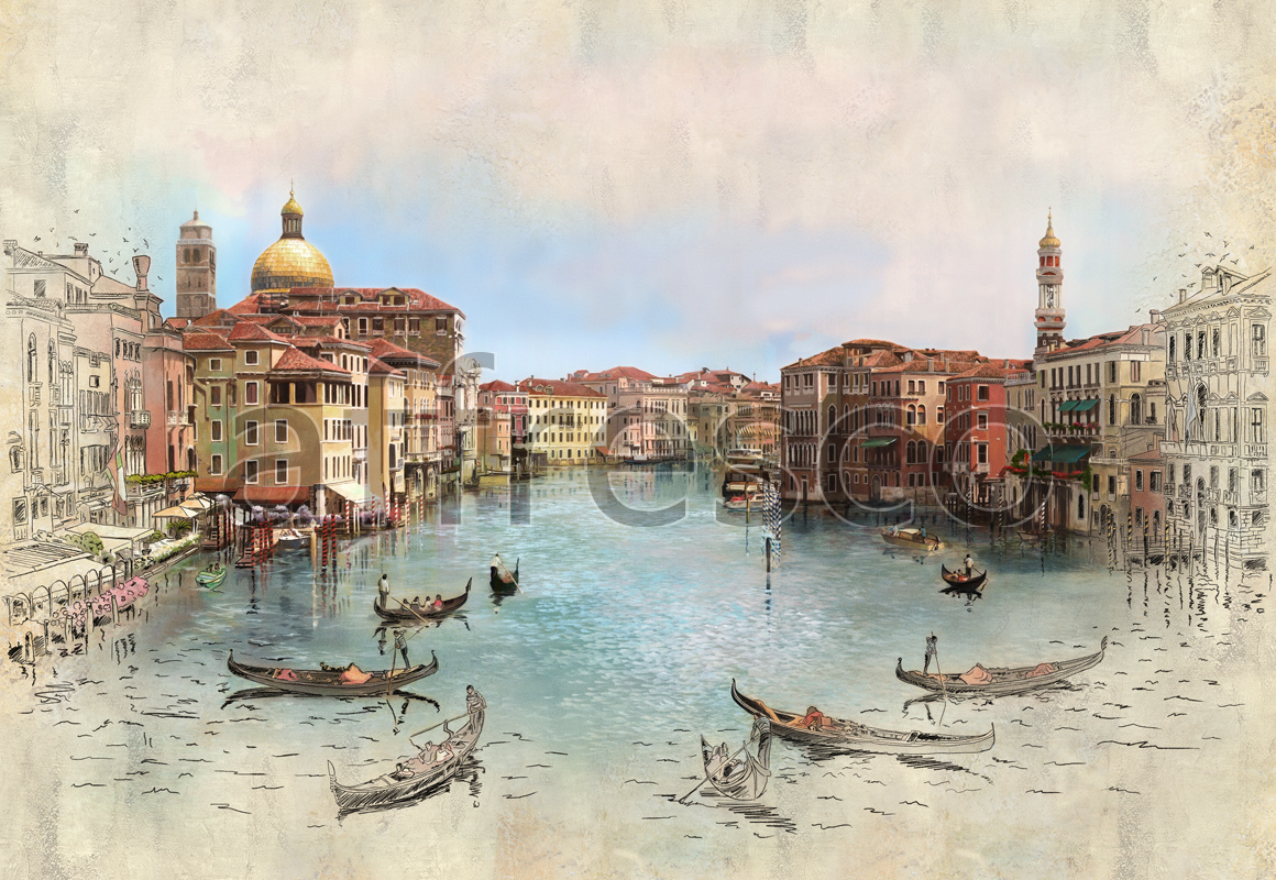 6243 | Picturesque scenery | Grand canal | Affresco Factory