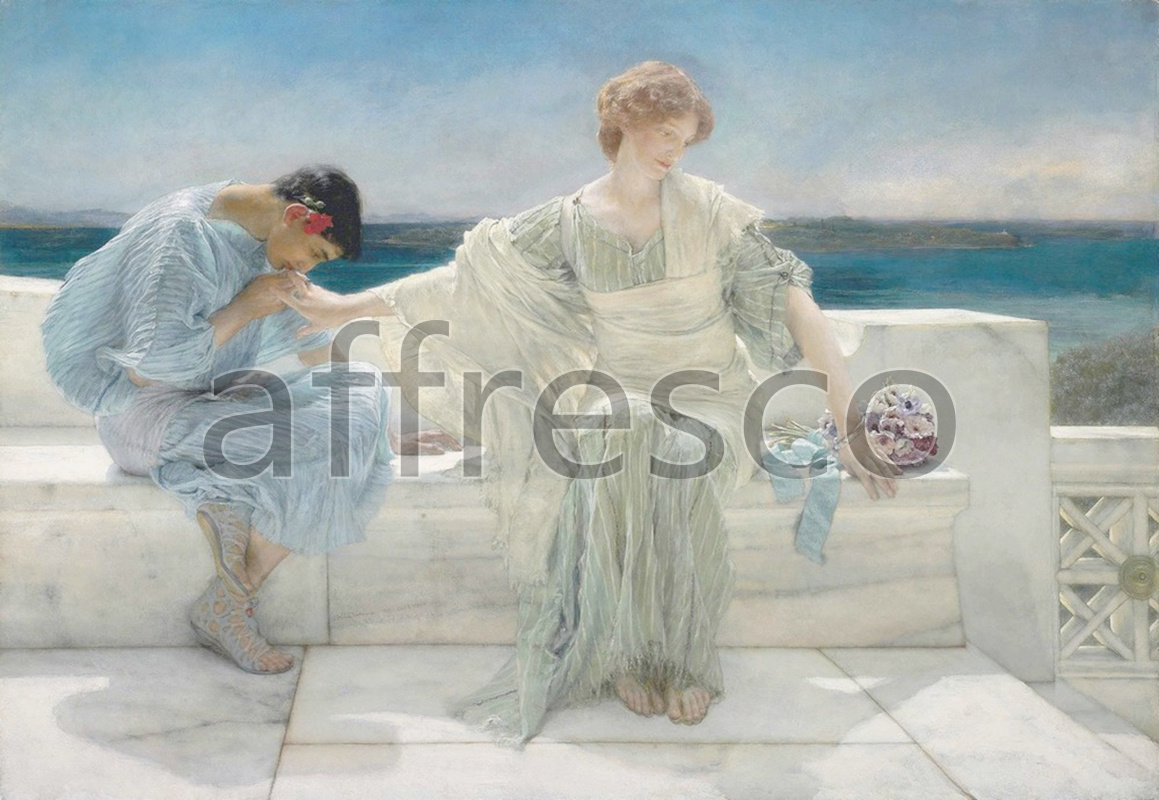Classical antiquity themes | Lawrence Alma Tadema Ask Me No More | Affresco Factory