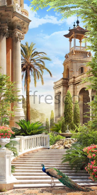6339 | The best landscapes | Stairs driving to Palace | Affresco Factory