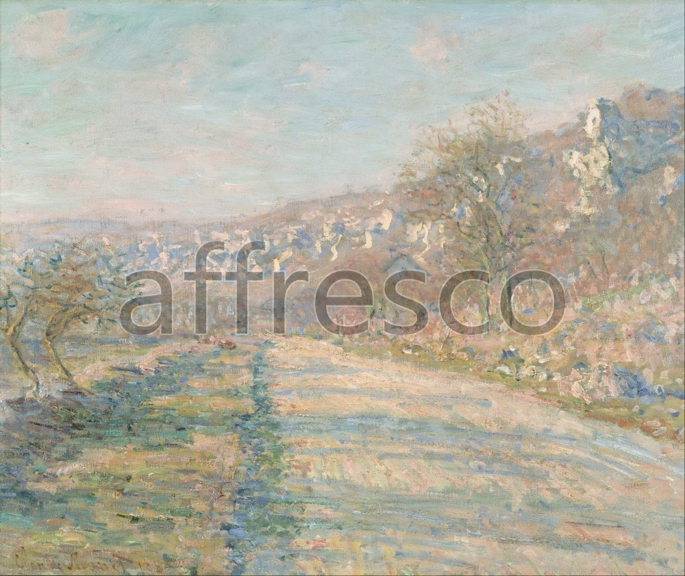 Impressionists & Post-Impressionists | Claude Monet Road of La Roche Guyon | Affresco Factory