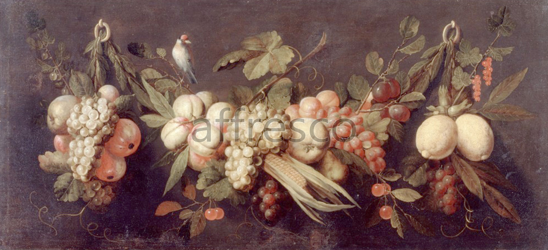 Still life | Gillemans Jan Pauwel the elder Still Life with Fruit and a Bird | Affresco Factory