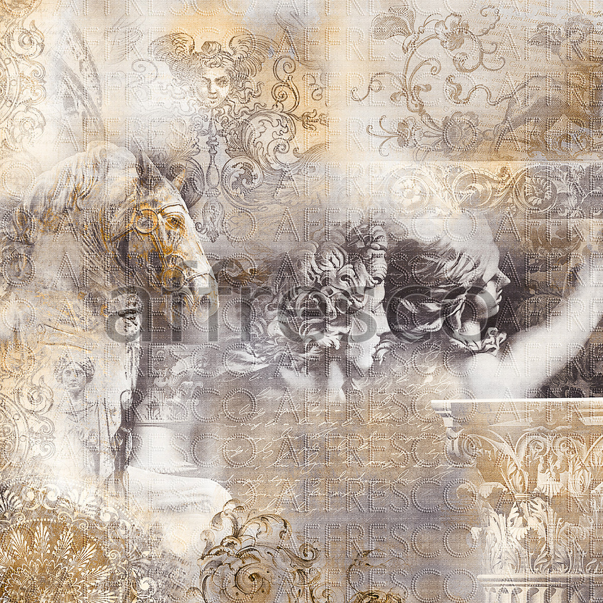 Handmade wallpaper, Handmade wallpaper | Antique Composition