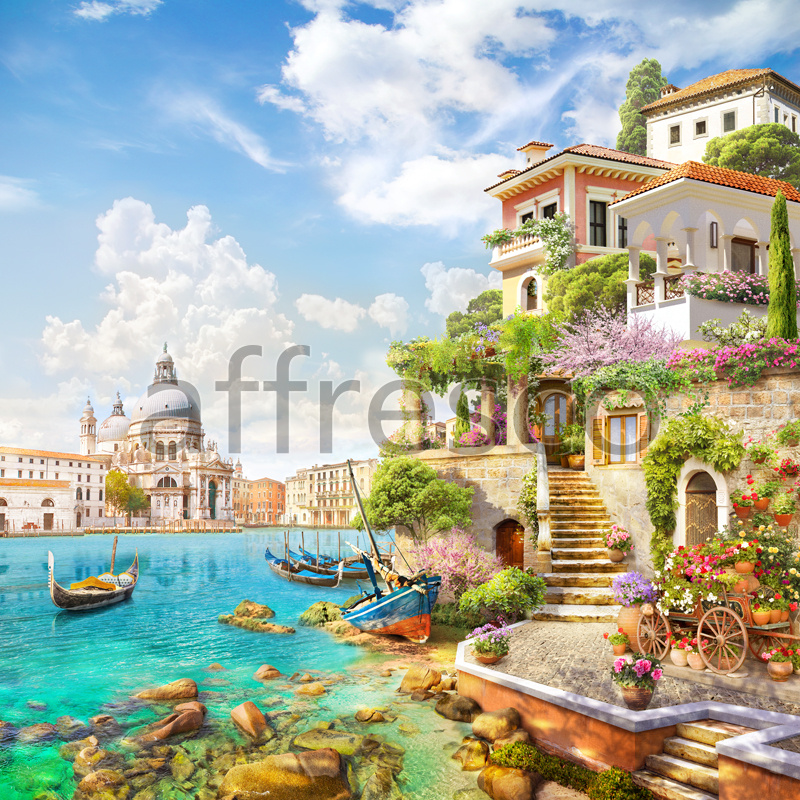6526 | The best landscapes | House in Venice | Affresco Factory