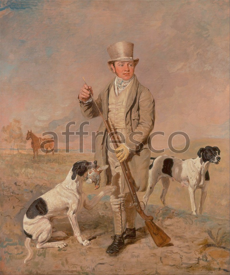 Hunting themes | Benjamin Marshall Portrait of a Sportsman Possibly Richard Prince | Affresco Factory