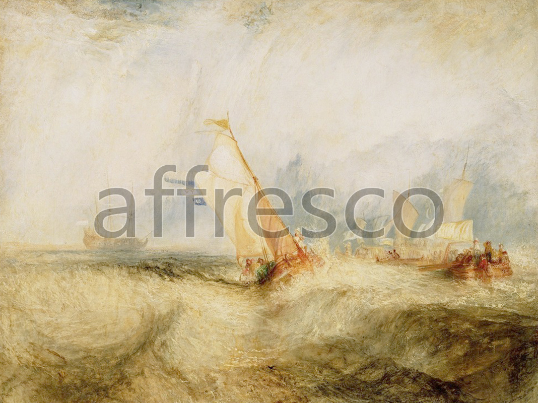 Classic landscapes | Joseph Mallord William Turner Van Tromp Going About to Please His Masters | Affresco Factory