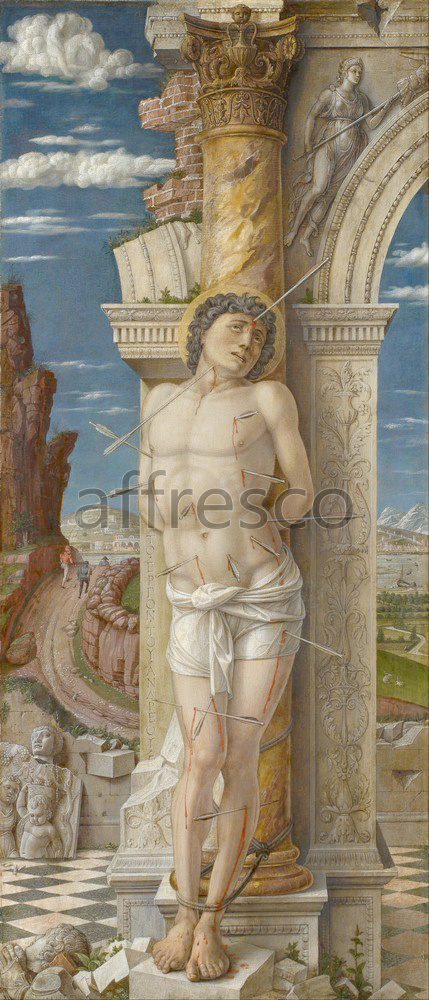 Biblical themes | Andrea Mantegna St. Sebastian | Affresco Factory