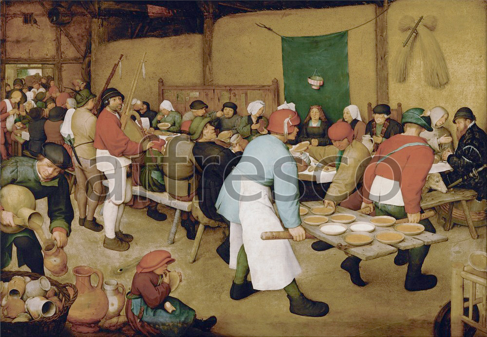 Scenic themes | Pieter Bruegel the Elder Peasant Wedding | Affresco Factory