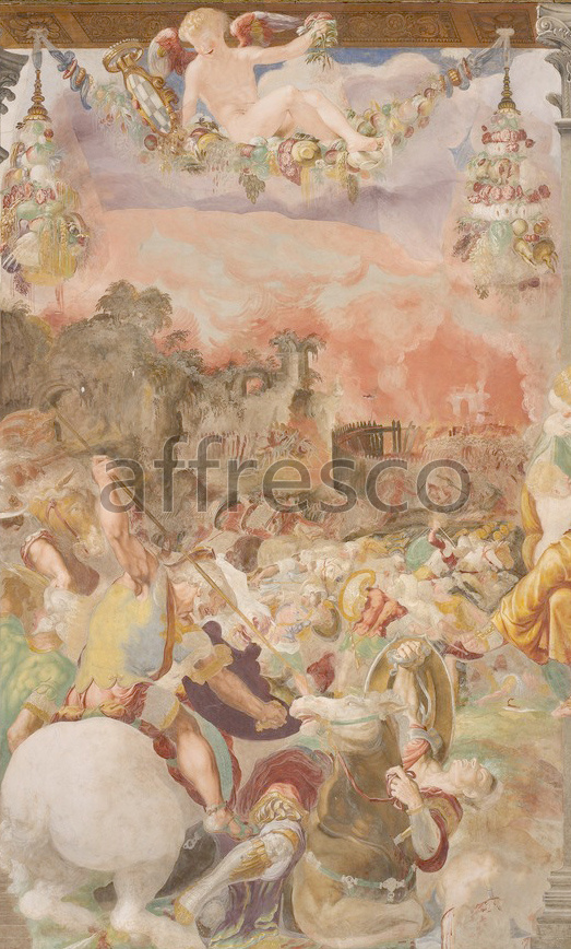 Scenic themes | Francesco Salviati The rout of the Volscii | Affresco Factory