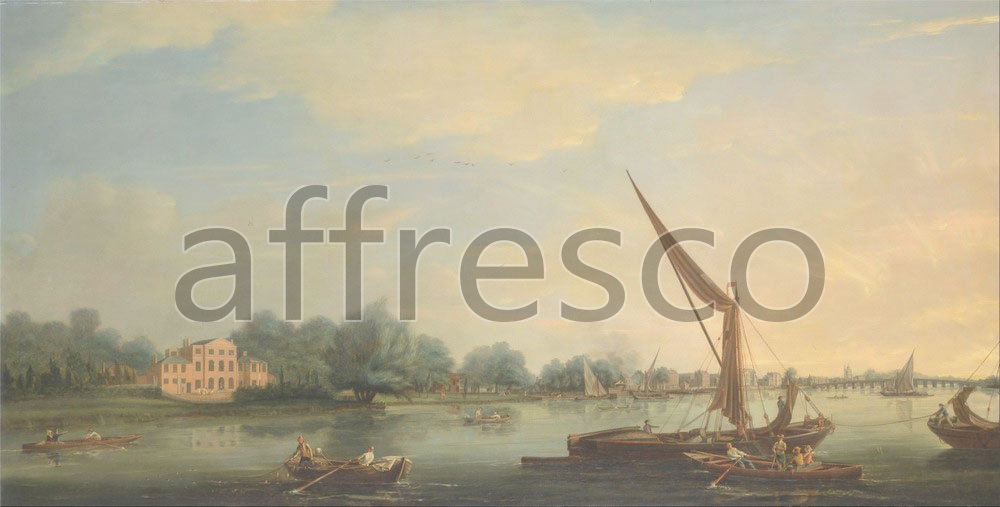 Classic landscapes | Thomas Whitcombe The Thames at Chelsea | Affresco Factory
