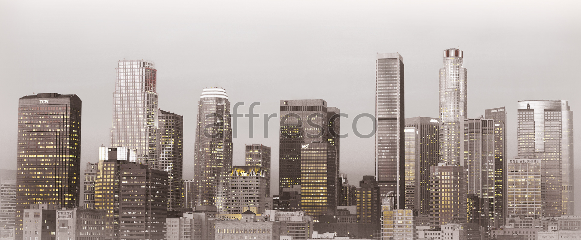 7099 | Pictures of Cities  | Morning skyscrapers | Affresco Factory