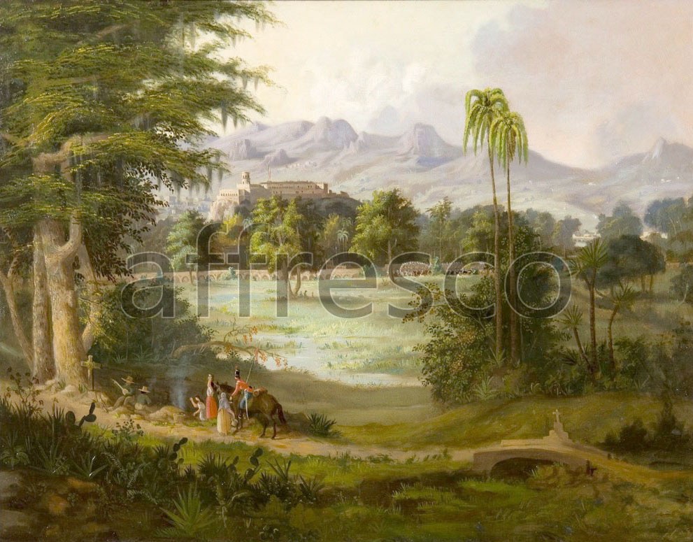 Classic landscapes | Robert Scott Duncanson Chapultpec Castle | Affresco Factory
