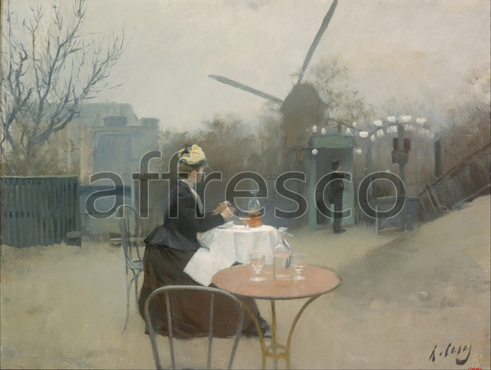 Scenic themes | Ramon Casas Plein air | Affresco Factory