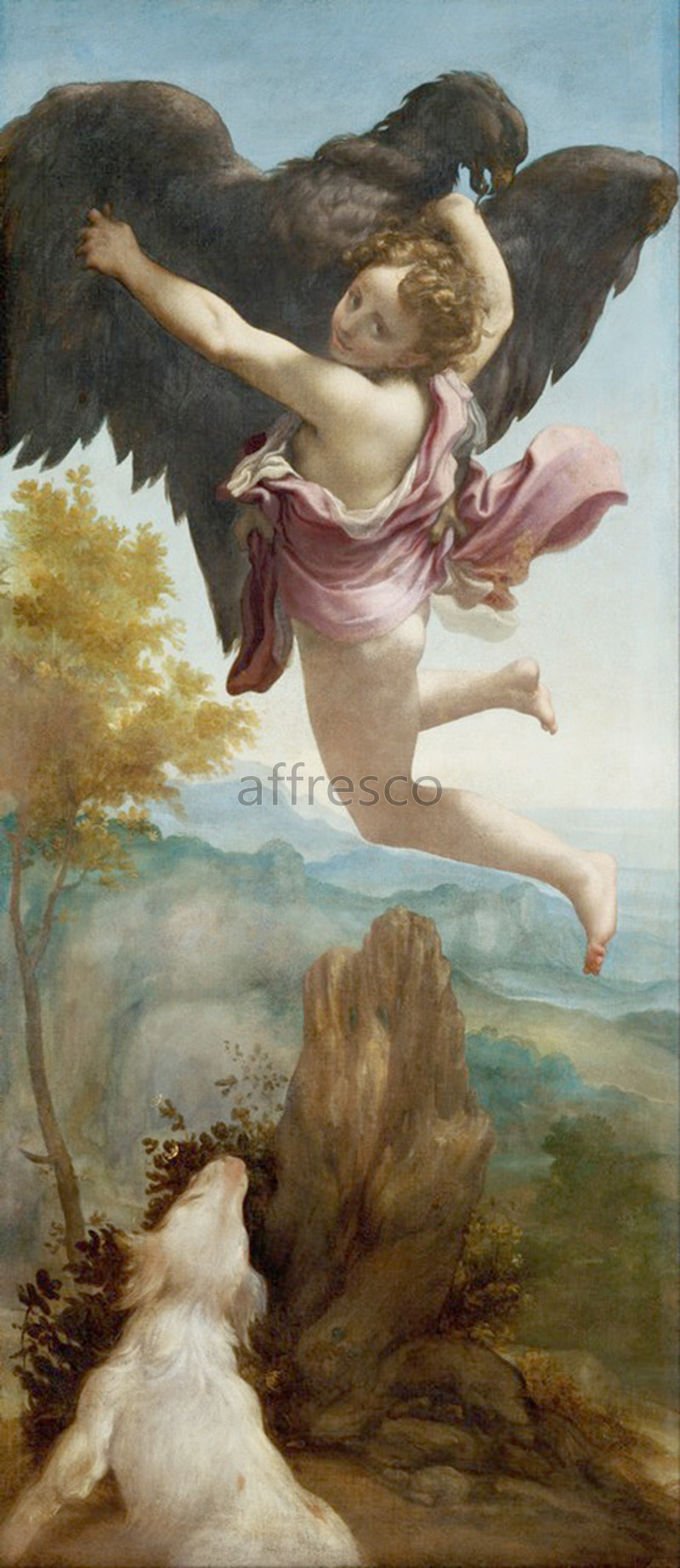 Classical antiquity themes | Antonio Allegri called Correggio The Abduction of Ganymede | Affresco Factory