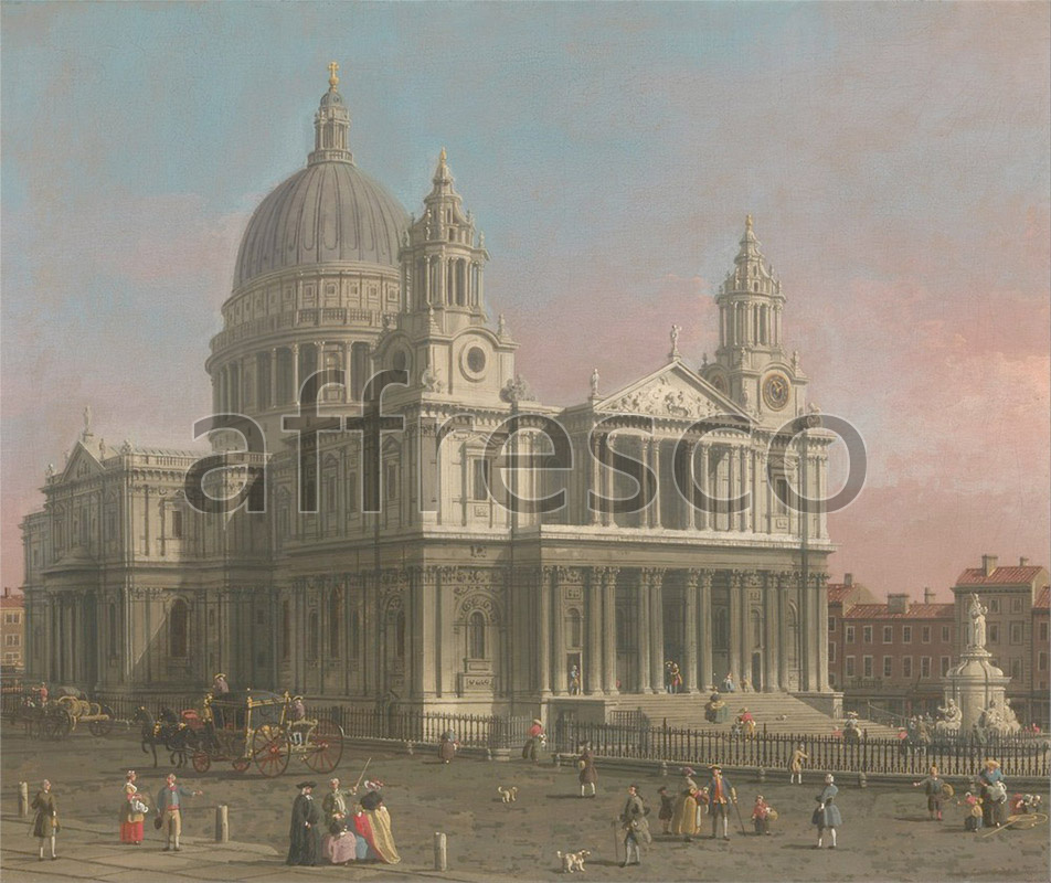 Classic landscapes | Canaletto St. Pauls Cathedral | Affresco Factory